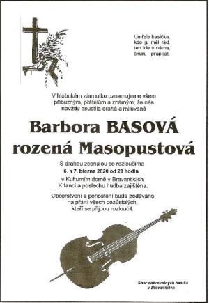 Pochování Basy 2020